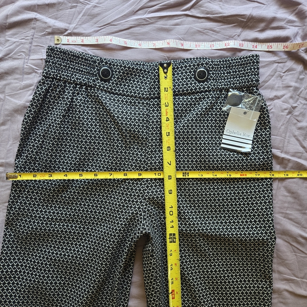 Ophelia Roe NWT Geometric Pattern Pants - Picture 7 of 8